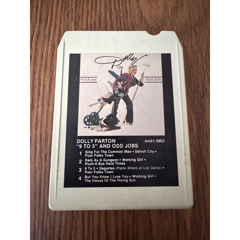 Dolly Parton 9 to 5 and Odd Jobs 8 Track Tape RCA Records 1980